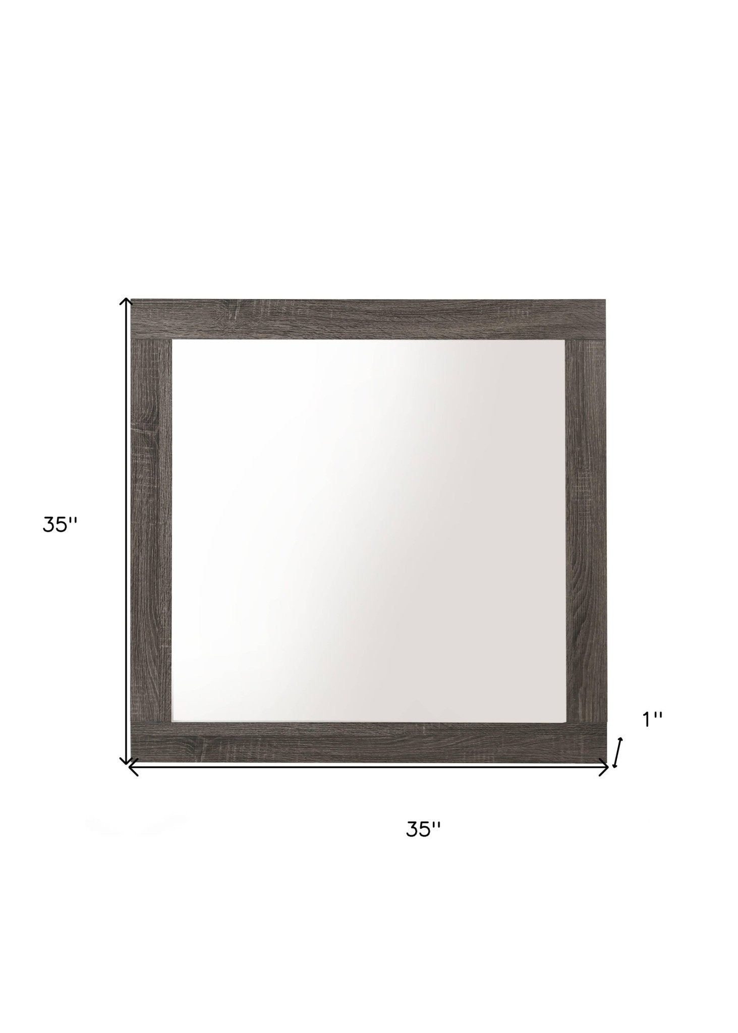 35" Square Dresser Mirror - Montana Home & Kitchen Co.