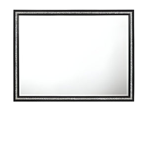 35" Weathered Black Dresser Mirror - Montana Home & Kitchen Co.