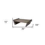 36" Brown Coffee Table - Montana Home & Kitchen Co.