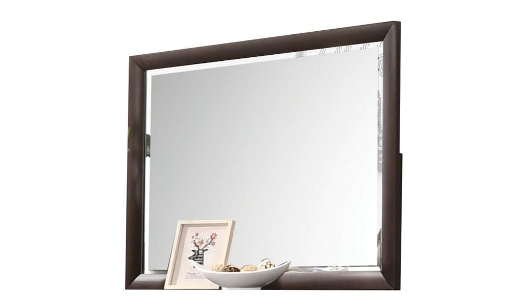 36" Dark Merlot Dresser Mirror - Montana Home & Kitchen Co.