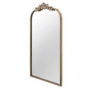 36" Gold Arch Iron Framed Accent Mirror - Montana Home & Kitchen Co.