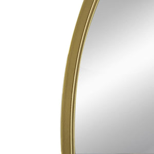 36" Gold Arch Iron Framed Accent Mirror - Montana Home & Kitchen Co.