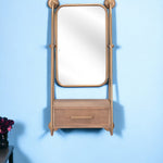 36" Gold Steel Framed Accent Mirror - Montana Home & Kitchen Co.