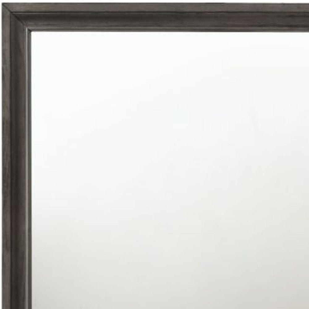 36" Gray Dresser Mirror - Montana Home & Kitchen Co.