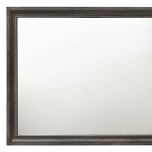 36" Gray Dresser Mirror - Montana Home & Kitchen Co.