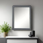 36" Light Gray Framed Mirror - Montana Home & Kitchen Co.