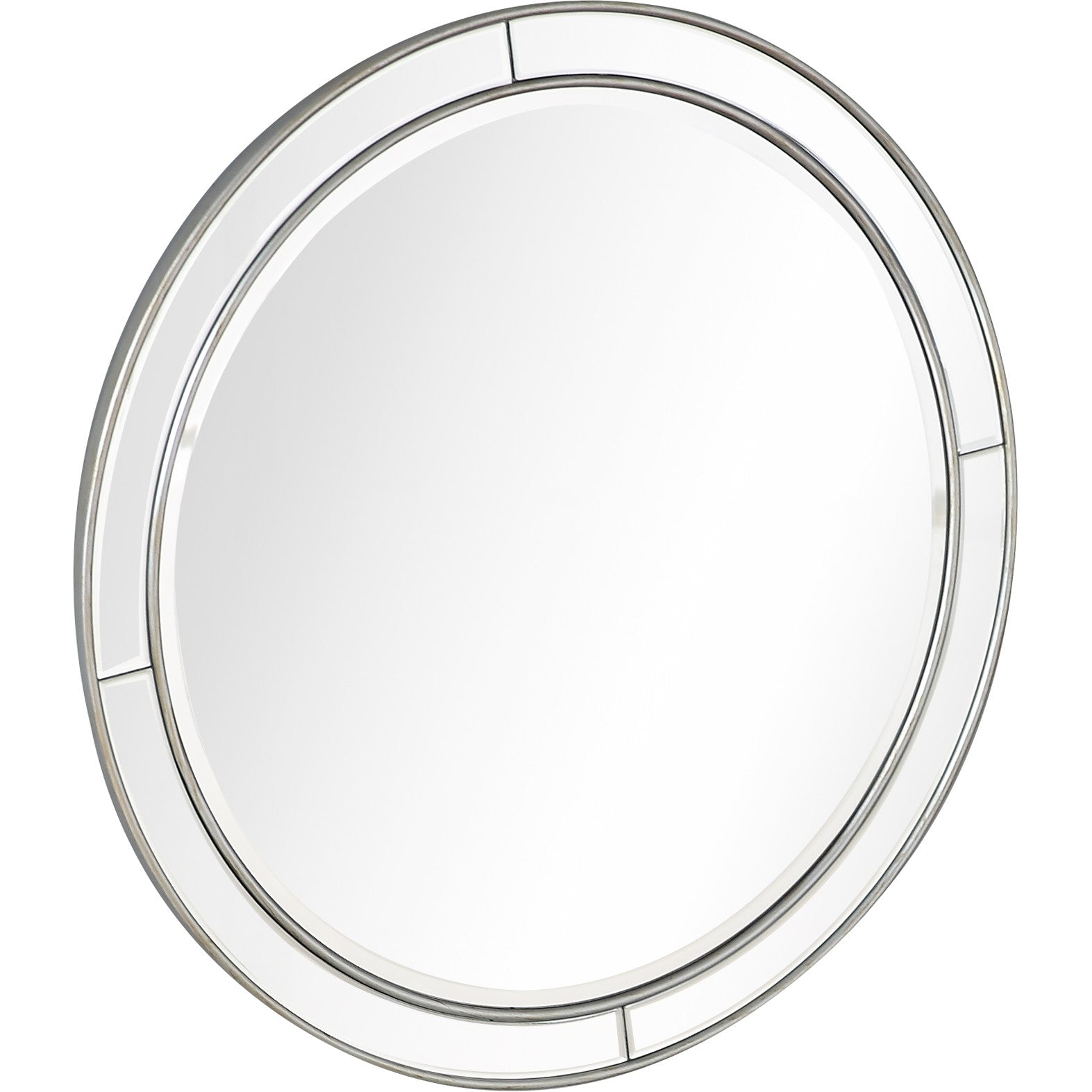 36" Silver Framed Accent Mirror - Montana Home & Kitchen Co.