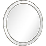 36" Silver Framed Accent Mirror - Montana Home & Kitchen Co.