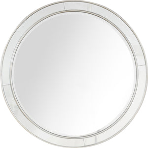 36" Silver Framed Accent Mirror - Montana Home & Kitchen Co.