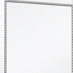 36" Silver Glass Framed Accent Mirror - Montana Home & Kitchen Co.