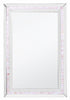 36" Silver Glass Framed Accent Mirror - Montana Home & Kitchen Co.