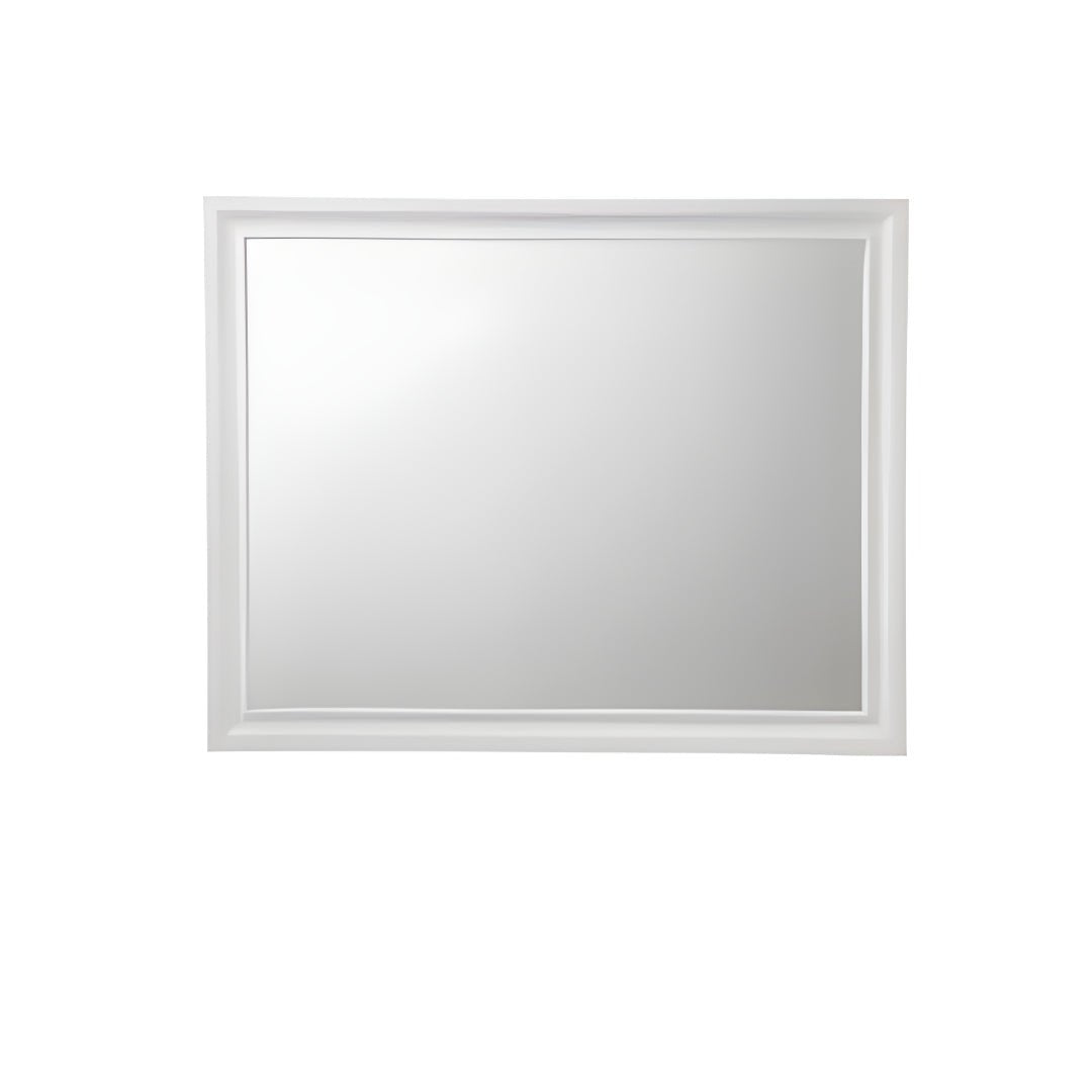 36" White Dresser Mirror - Montana Home & Kitchen Co.