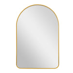 39" Gold Arch Metal Framed Bathroom Vanity Mirror - Montana Home & Kitchen Co.