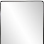 40" Black Metal Framed Accent Mirror - Montana Home & Kitchen Co.