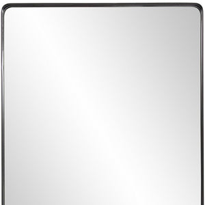 40" Black Metal Framed Accent Mirror - Montana Home & Kitchen Co.