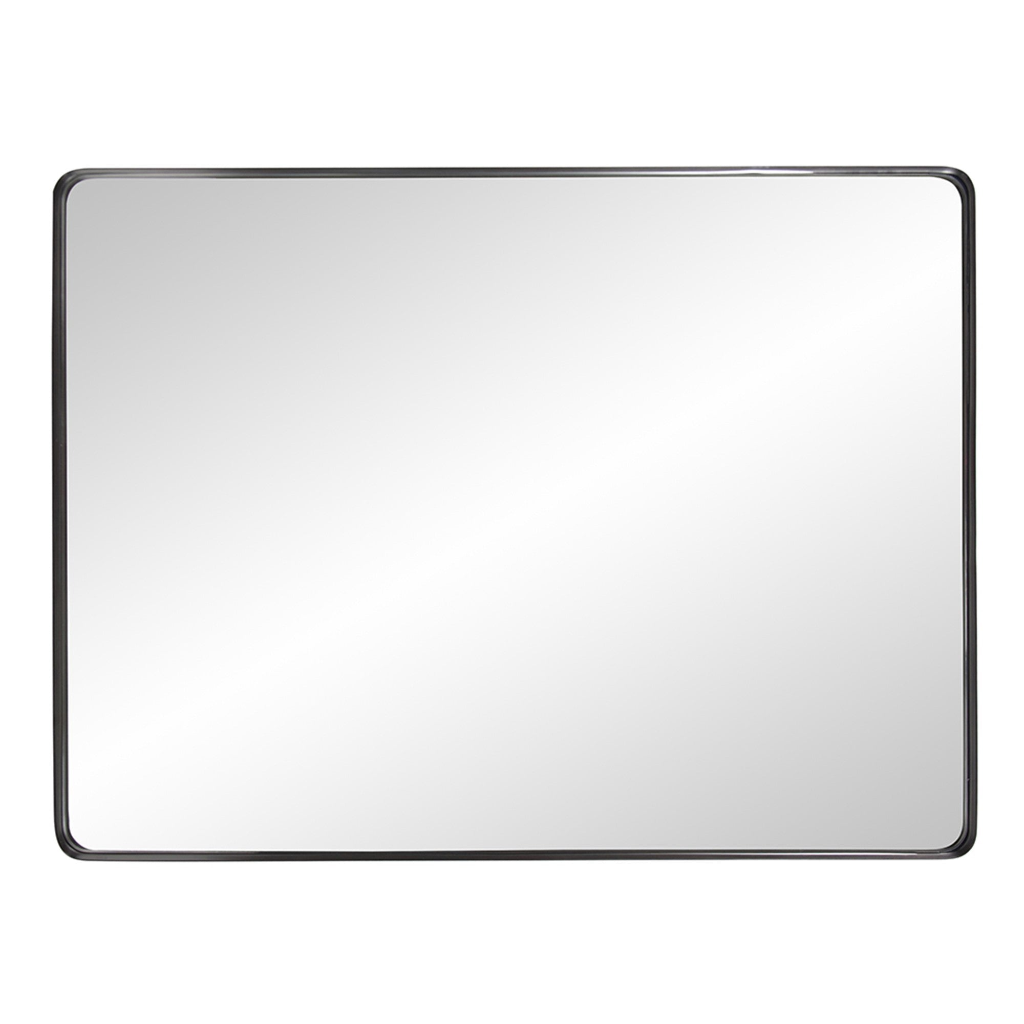 40" Black Metal Framed Accent Mirror - Montana Home & Kitchen Co.