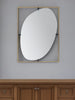 40" Gold Iron Framed Accent Mirror - Montana Home & Kitchen Co.