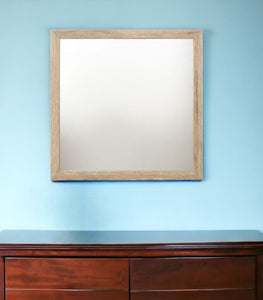 40" Natural Square Dresser Mirror - Montana Home & Kitchen Co.