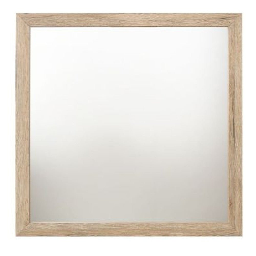 40" Natural Square Dresser Mirror - Montana Home & Kitchen Co.