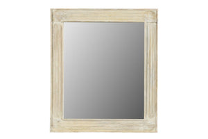 40" White Solid Wood Framed Accent Mirror - Montana Home & Kitchen Co.