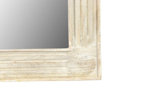 40" White Solid Wood Framed Accent Mirror - Montana Home & Kitchen Co.