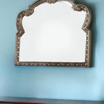 41" Champagne Irregular Framed Accent Mirror - Montana Home & Kitchen Co.