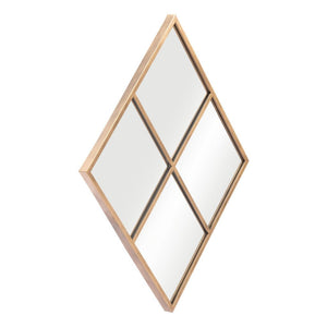 41" Gold Diamond Steel Framed Accent Mirror - Montana Home & Kitchen Co.