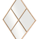 41" Gold Diamond Steel Framed Accent Mirror - Montana Home & Kitchen Co.