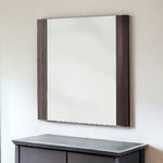 41" Gray Framed Accent Mirror - Montana Home & Kitchen Co.