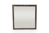 41" Grey Mdf Glass And Veneer Mirror - Montana Home & Kitchen Co.