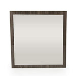 41" Grey Mdf Veneer And Glass Mirror - Montana Home & Kitchen Co.