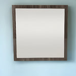 41" Grey Mdf Veneer And Glass Mirror - Montana Home & Kitchen Co.