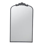 42" Black Arch Iron Framed Accent Mirror - Montana Home & Kitchen Co.