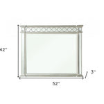 42" Silver Framed Dresser Mirror - Montana Home & Kitchen Co.