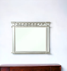 42" Silver Framed Dresser Mirror - Montana Home & Kitchen Co.