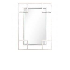 42" Silver Metal Framed Accent Mirror - Montana Home & Kitchen Co.