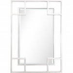 42" Silver Metal Framed Accent Mirror - Montana Home & Kitchen Co.