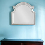 43" Antique White Irregular Dresser Mirror - Montana Home & Kitchen Co.