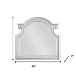 43" Antique White Irregular Dresser Mirror - Montana Home & Kitchen Co.