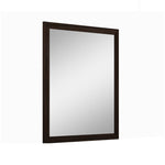 43" Dark Brown Framed Dresser Mirror - Montana Home & Kitchen Co.