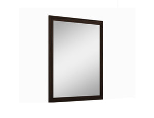 43" Dark Brown Framed Dresser Mirror - Montana Home & Kitchen Co.