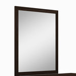 43" Dark Brown Framed Dresser Mirror - Montana Home & Kitchen Co.