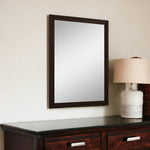 43" Dark Brown Framed Dresser Mirror - Montana Home & Kitchen Co.