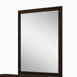 43" Dark Brown Framed Dresser Mirror - Montana Home & Kitchen Co.