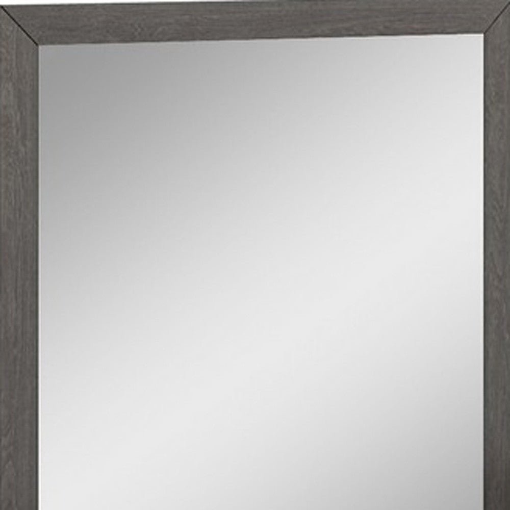 43" Refined Grey High Gloss Mirror - Montana Home & Kitchen Co.