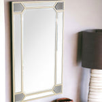 43" Silver Metal Framed Accent Mirror - Montana Home & Kitchen Co.