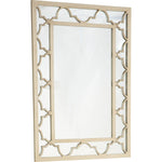 44" Champagne Metal Framed Accent Mirror - Montana Home & Kitchen Co.