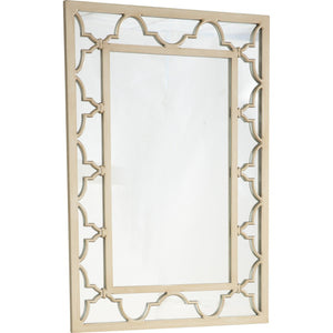 44" Champagne Metal Framed Accent Mirror - Montana Home & Kitchen Co.