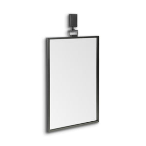 44" Gunmetal Metal Framed Accent Mirror - Montana Home & Kitchen Co.