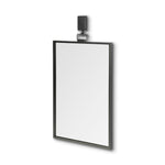 44" Gunmetal Metal Framed Accent Mirror - Montana Home & Kitchen Co.